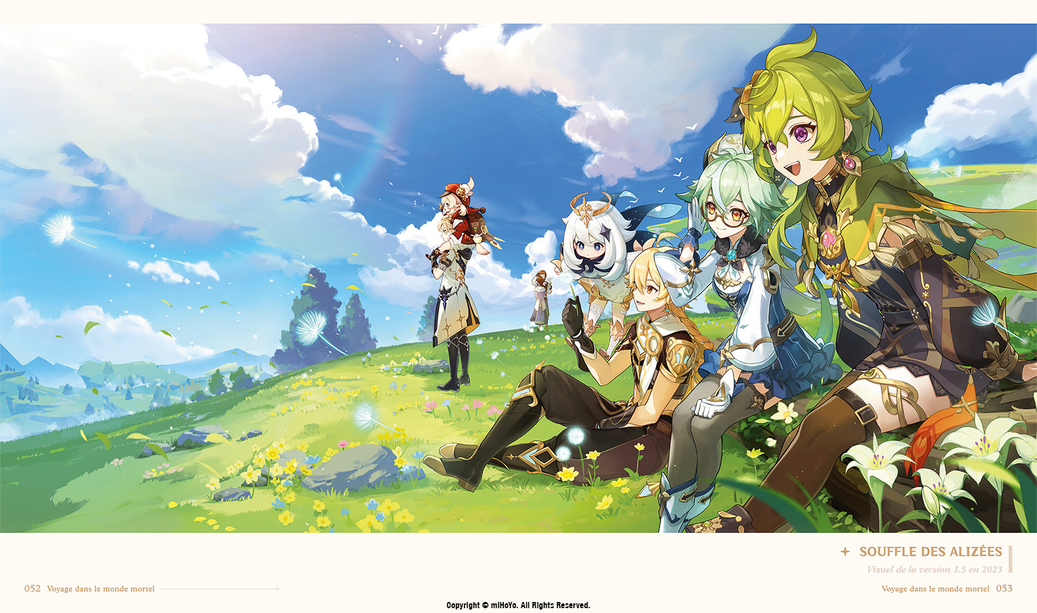 Genshin Impact ARTBOOK 2026 - mise en avant