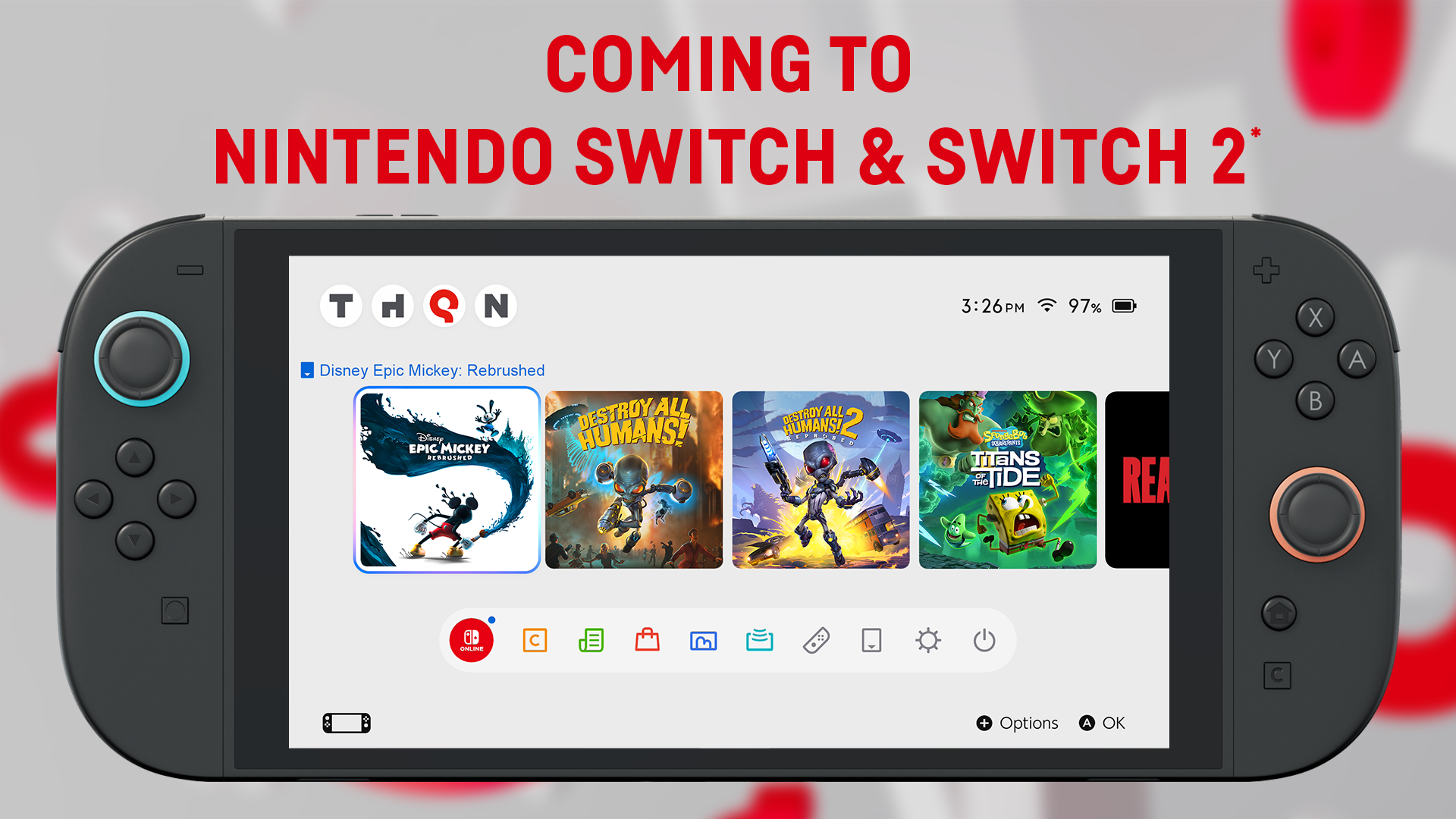 4 jeux THQ Nordic débarquent sur consoles Switch cette année !