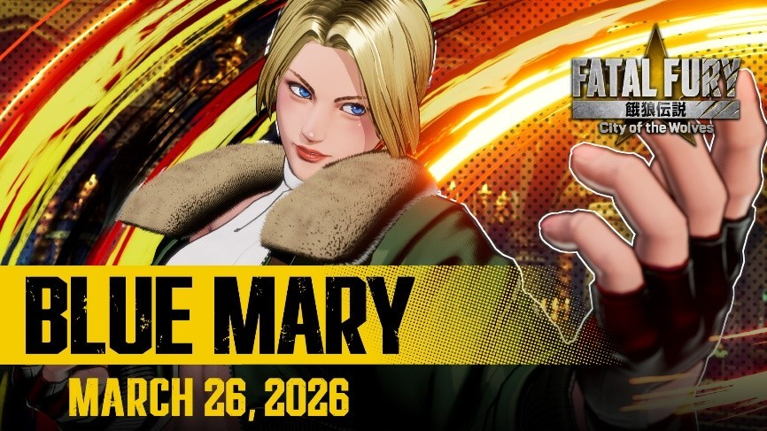 [FATAL FURY: City of the Wolves] Blue Mary rejoindra le roster le 26 mars