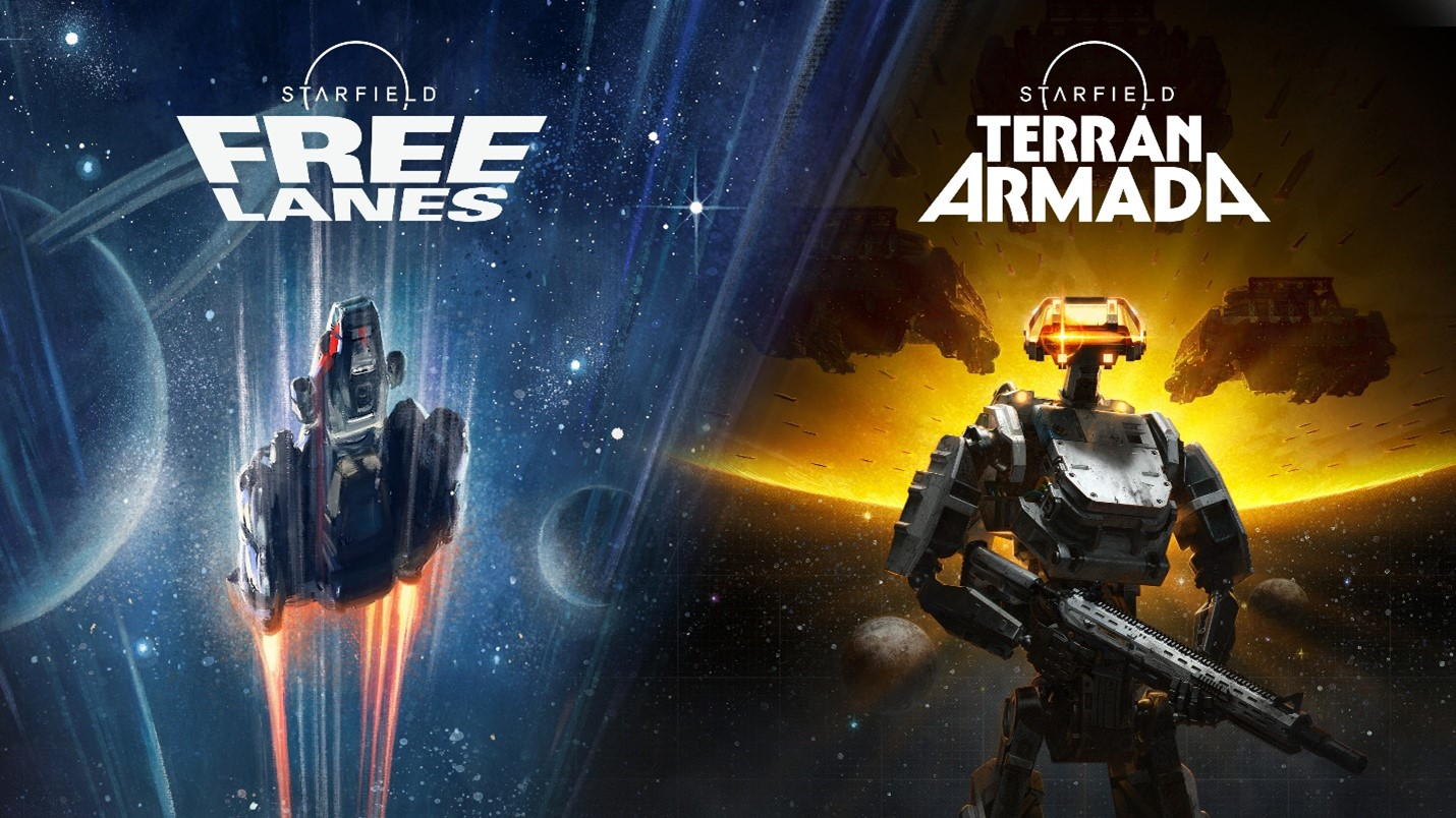 Starfield est disponible sur PlayStation 5 ainsi que les DLC Terran Armada et Free Lanes