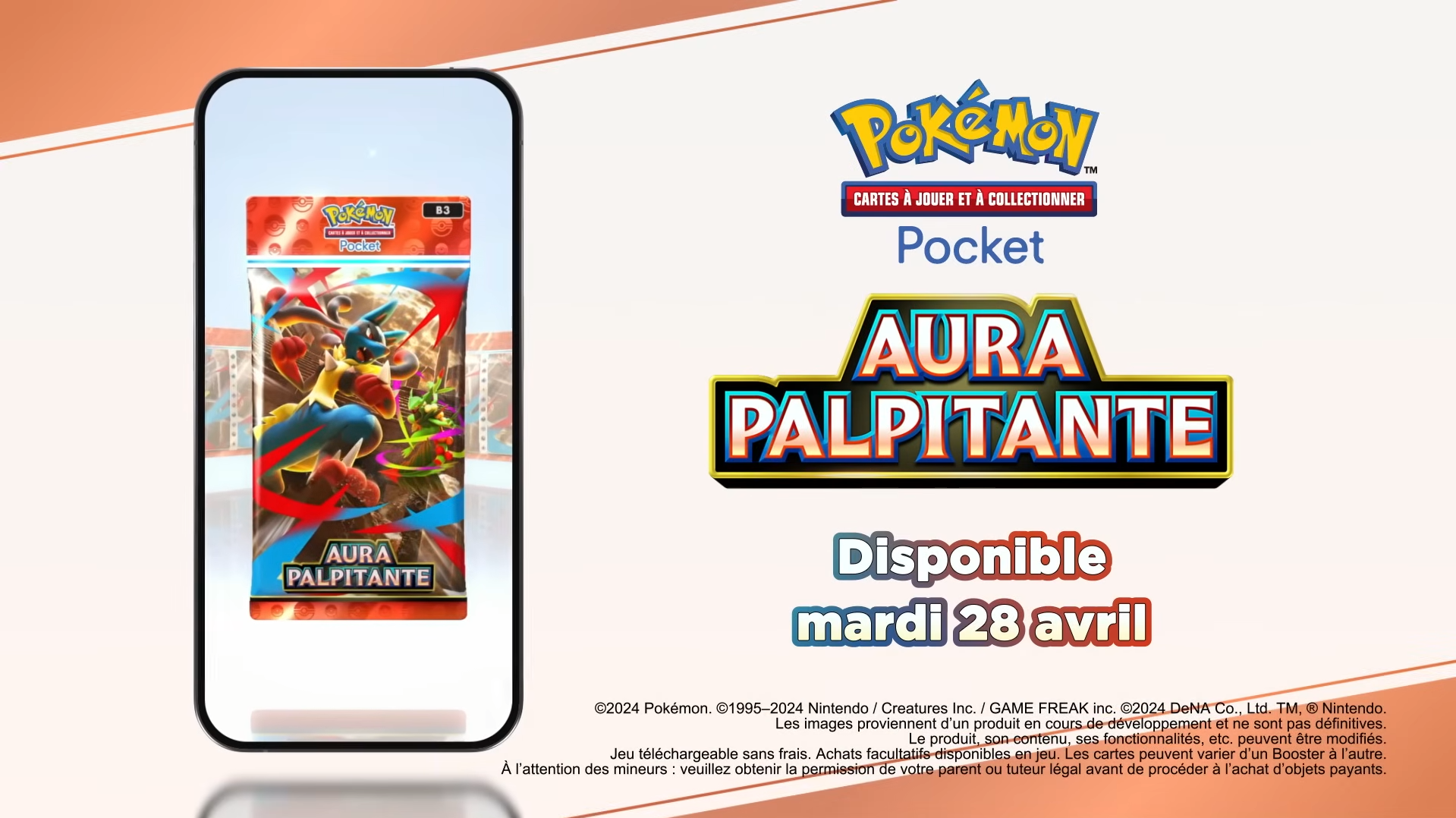 [JCC Pokémon Pocket] La nouvelle extension Aura Palpitante sortira le 28 avril
