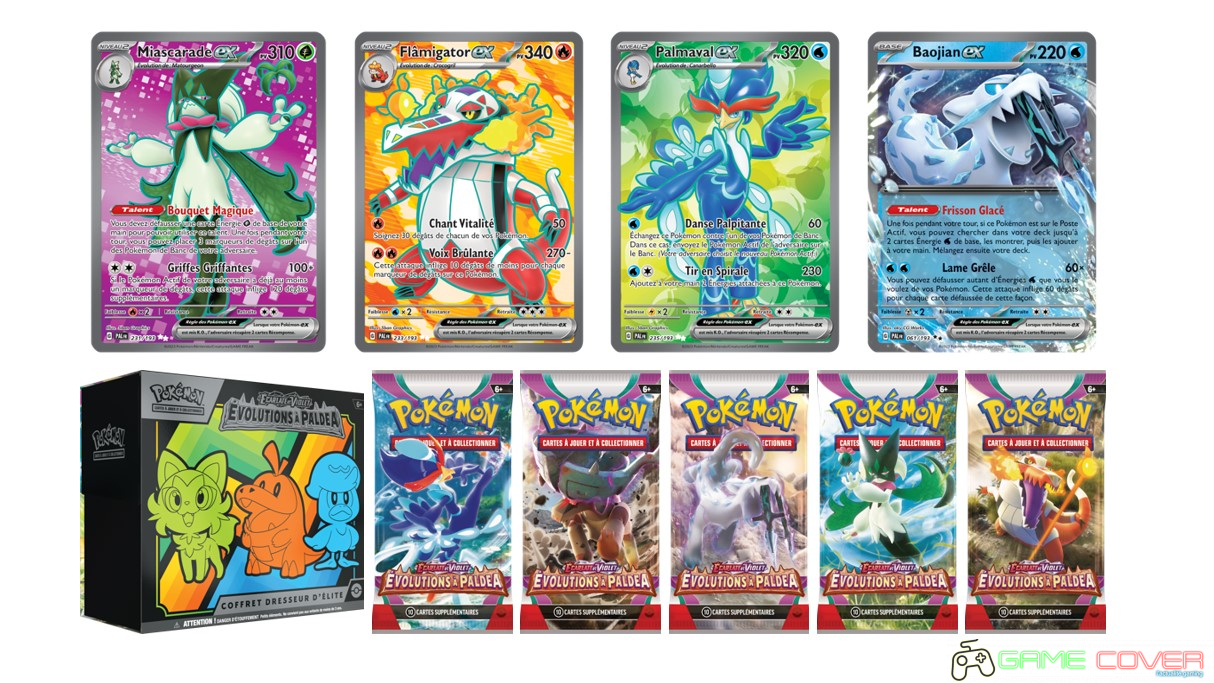Pokémon Ecarlate Violet Evolutions a Paldea