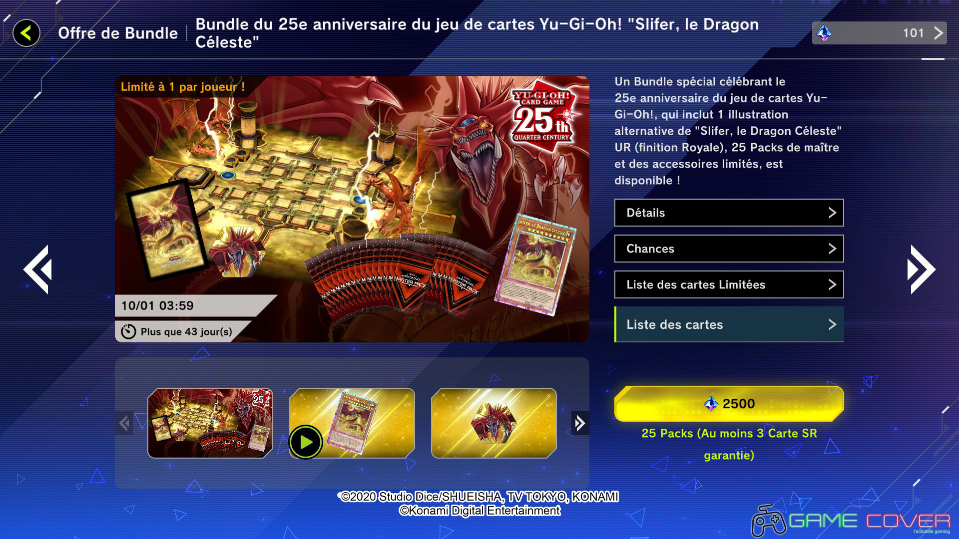 Yu-Gi-Oh! MASTER DUEL 25th Set_FR