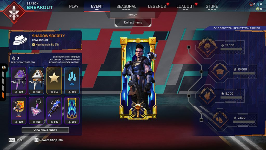 Apex Legends Revelation Société Fantôme