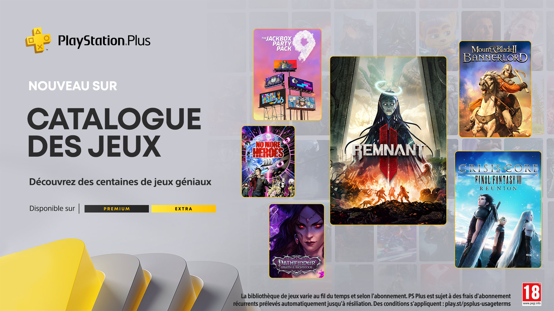 PlayStation Plus Extra et Premium juillet 2024