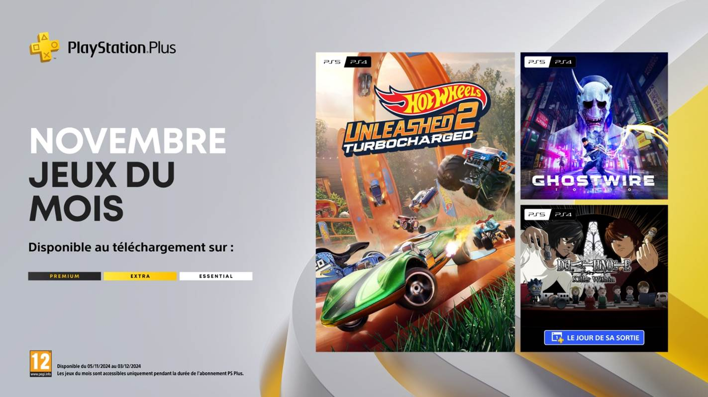 Playstation Plus novembre 2024