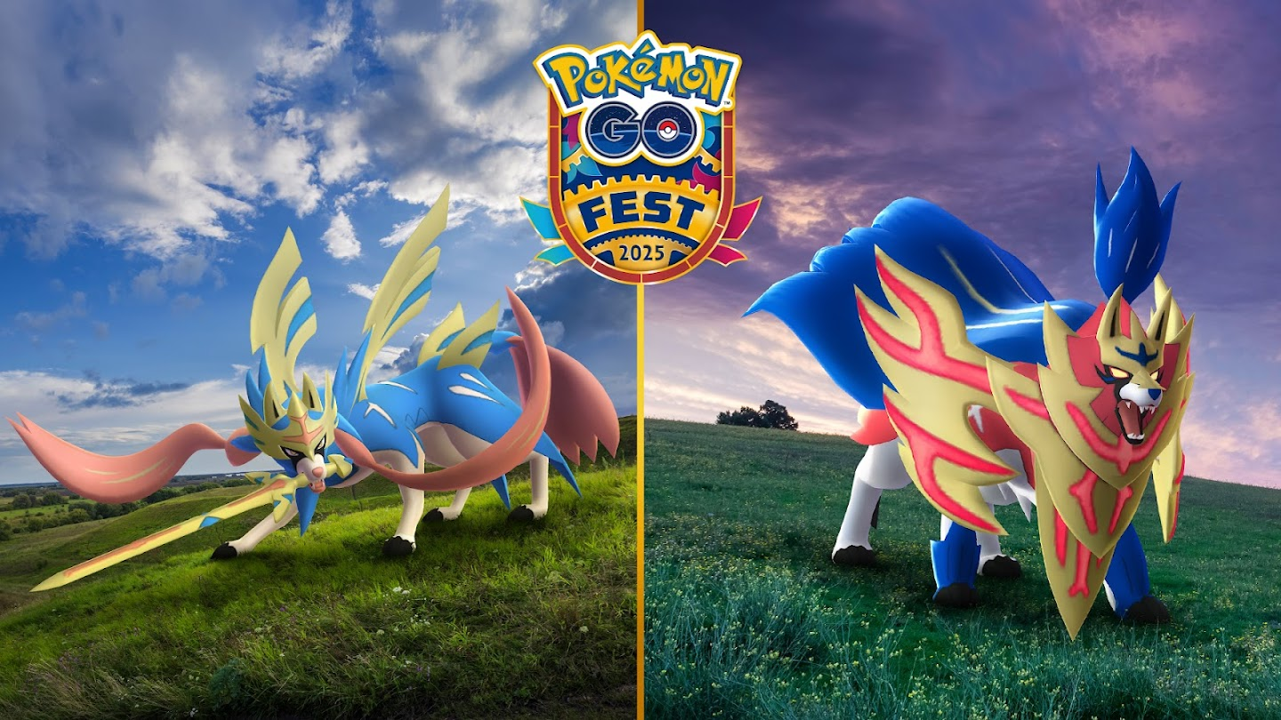 Pokémon GO Fest Zacian Zamazenta