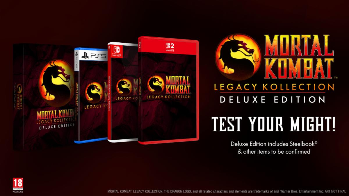 Mortal Kombat : Legacy Kollection sera disponible en éditions physiques Standard et Deluxe dès le 12 décembre 2025.