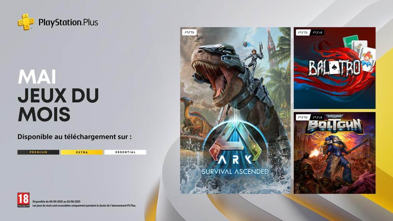 PlayStation Plus mai 2025